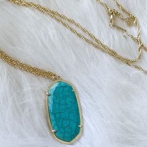 Reid Necklace in Gold/Turquoise